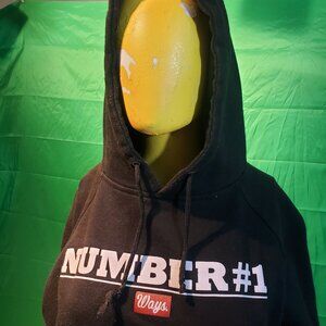 Hoodie ways #1 Small black brand new